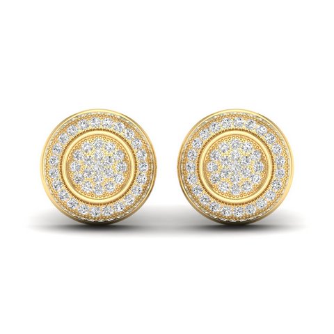 10K 0.20CT D-EARRING