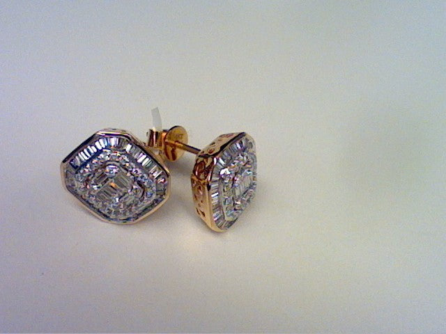 14K 1.03CT D-BUGGETS EARRING