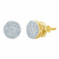 10KT 0.46- 0.55 CT D-EARRINGS