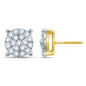 10KT 0.97- 1.06CT D-EARRINGS