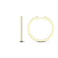 14K 0.74-0.75CT D-EARRING HOOP