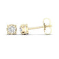 10KT 0.10CT D-EARRINGS