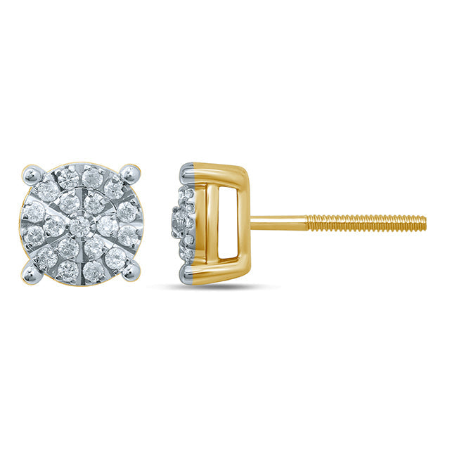 10K 0.23-0.27CT D-EARRINGS