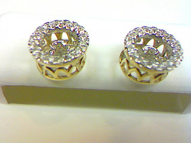 10K 0.50CT D-EARRINGS