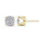 10KT 0.25- 0.27 CT D-EARRINGS