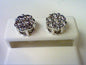 10KT 1.48-1.55CT D-FLOWER EARRINGS