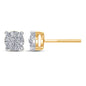 10KT 0.15-0.16CT D-EARRINGS