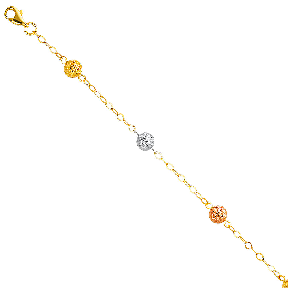 14KT REAL GOLD BRACELET FOR WOMEN