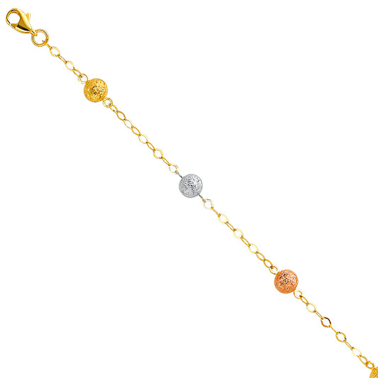 14KT REAL GOLD BRACELET FOR WOMEN