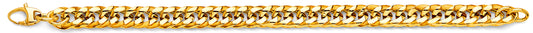 14K REAL GOLD CUBAN LINK BRACELET FOR WOMEN