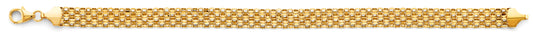 14K REAL GOLD FANCY BRACELET FOR WOMEN