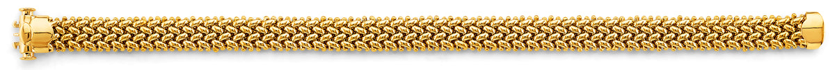 14K REAL GOLD FANCY BRACELET FOR WOMEN