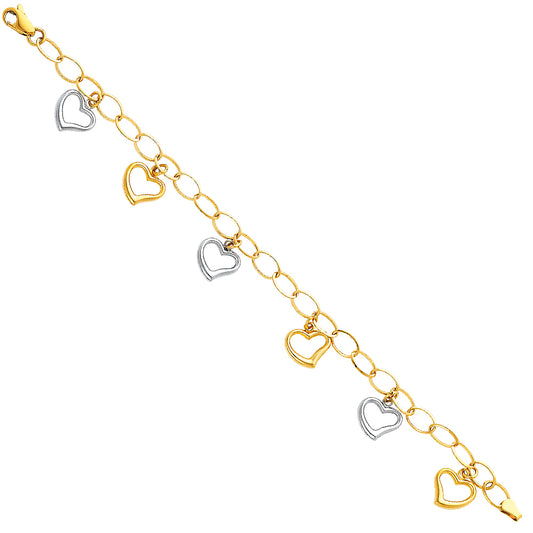 14KT REAL GOLD FANCY BRACELET