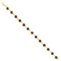 14KT REAL GOLD EVIL EYE BRACELET