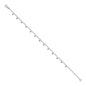 14 KT REAL WHITE GOLD FANCY BRACELET FOR WOMEN