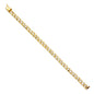 14KT REAL GOLD FIGARO BRACELET TRIO COLOR