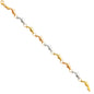 14KT REAL GOLD WOMEN FANCY BRACELET