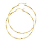 14KT REAL GOLD HOOP EARRING FOR WOMEN
