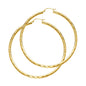 14KT REAL GOLD HOOP EARRING FOR WOMEN