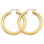 14KT REAL GOLD HOOP EARRING FOR WOMEN