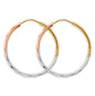 14KT REAL GOLD HOOP EARRING FOR WOMEN