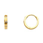 14KT REAL GOLD HOOPS PENDANT FOR LADY