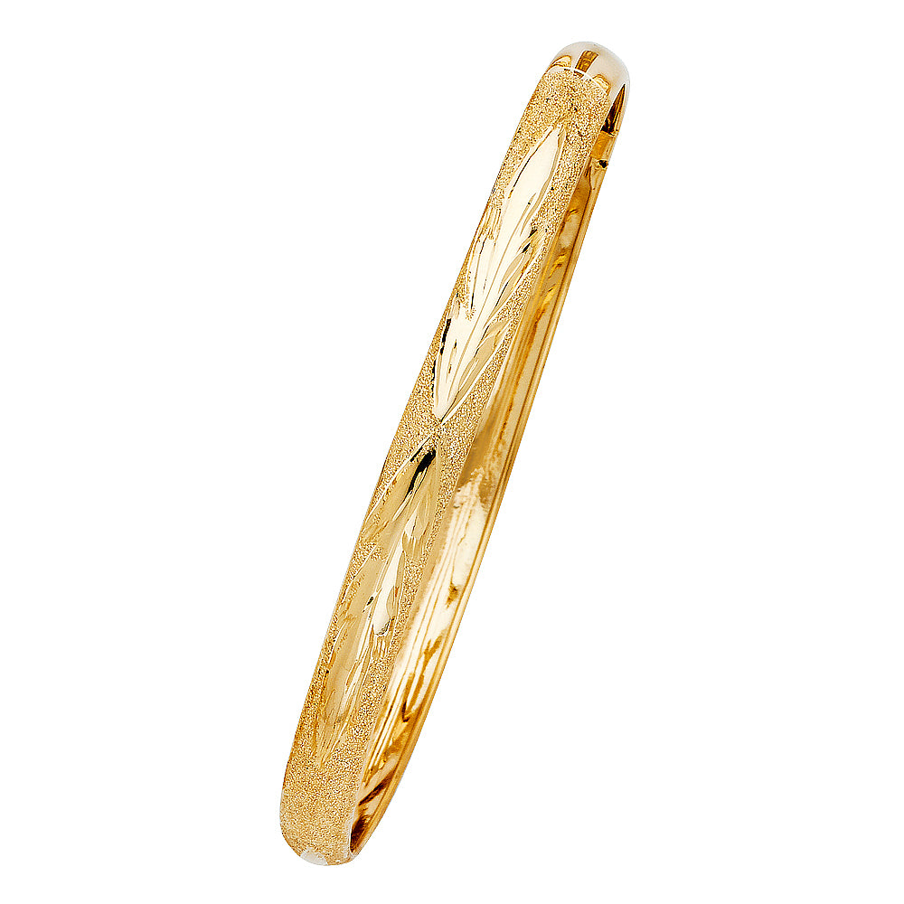 14KT REAL FLEXIBLE FANCY BANGLE FOR WOMEN