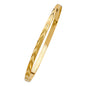 14KT REAL GOLD SOLID BANGLE FOR WOMEN