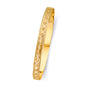 14KT REAL GOLD SOLID BANGLE FOR WOMEN