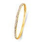 14KT REAL GOLD SOLID BANGLE FOR WOMEN