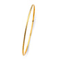 14KT REAL GOLD SOLID BANGLE FOR WOMEN