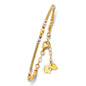 14KT REAL GOLD FANCY BANGLE FOR WOMEN