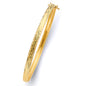 14KT REAL GOLD FLEXIBLE BANGLE FOR WOMEN