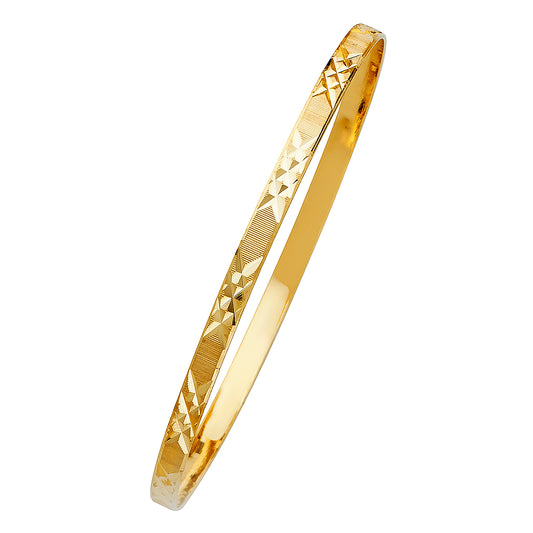 14KT REAL GOLD BANGLE FOR WOMEN