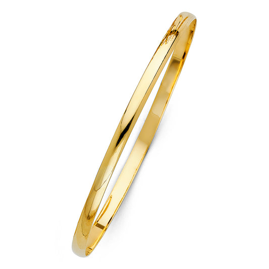 14KT REAL GOLD FANCY BANGLE