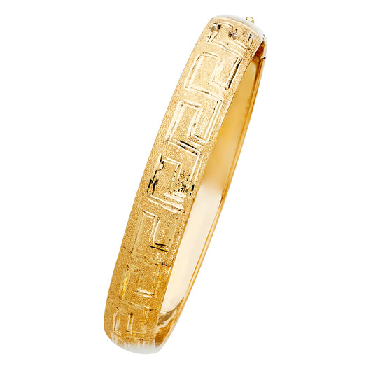14KT REAL GOLD FLEXIBLE BANGLE