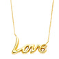 14KT REAL GOLD LOVE NECKLACE FOR WOMEN