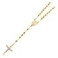 14KT REAL GOLD ROSARY NECKLACE