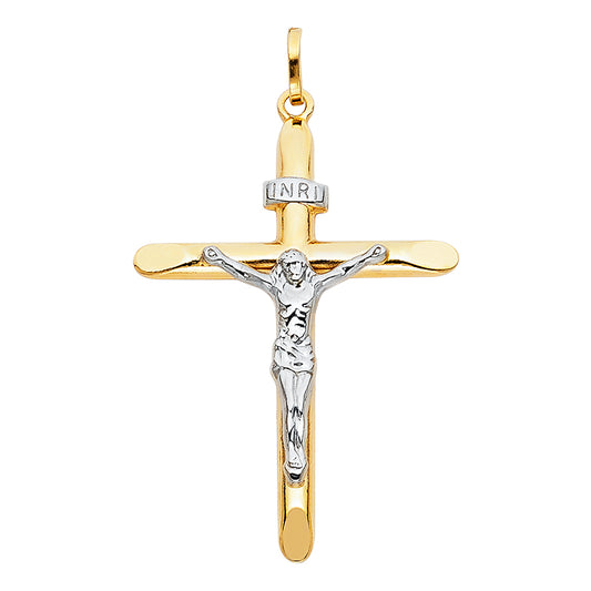 14KT Real Gold Crucifix