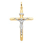 14KT Real Gold Crucifix