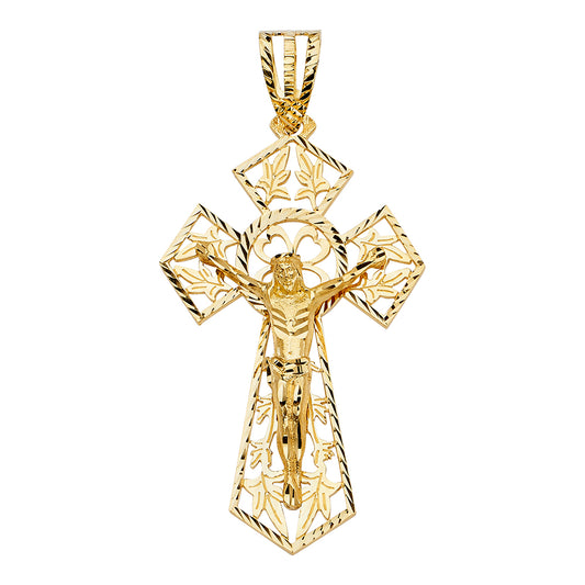 14kt Real Gold Crucifix