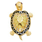 14KT REAL GOLD TURTLE PENDANT