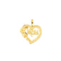 14KT REAL GOLD HEART PENDANT FOR MOM