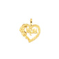 14KT REAL GOLD MOM HEART PENDANT