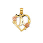 14KT REAL GOLD LETTER PENDANT FOR LADY