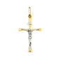 14KT Real Gold Crucifix Pendant