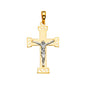 14kt Real Gold Crucifix Pendant