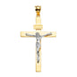 14kt Real Gold Unisex Crucifix