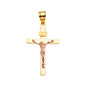 14kt Real Gold Crucifix for Men and Women