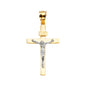 14kt Real Gold Unisex Crucifix